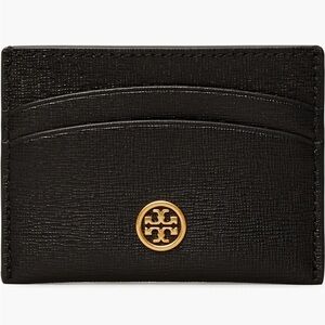 Tory Burch Robinson Leather Card Case